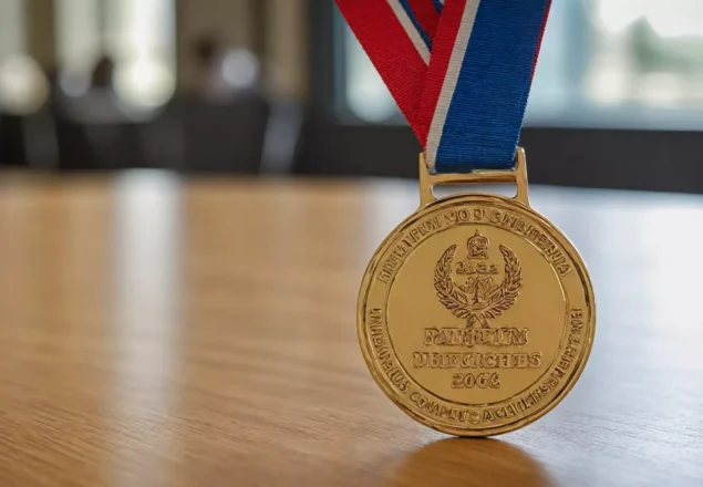 Medale firmowe dla pracowników za osiągnięcia sportowe