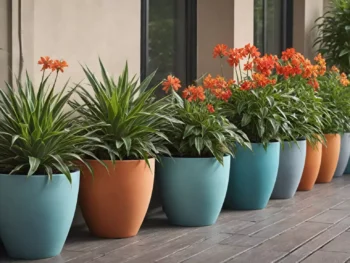 Nowoczesne doniczki na taras i balkon — odporność i styl